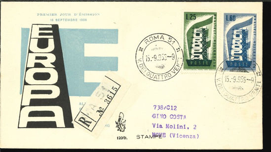 Immagine di 120it - EUROPA 1956 val.1