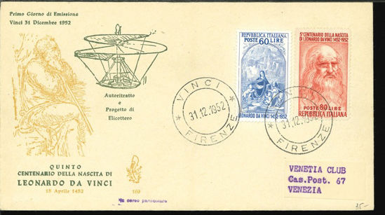 Immagine di 169 - LEONARDO DA VINCI 60-80 LIRE val.1