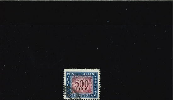 Immagine di 110 - SEGNATASSE 500 L.