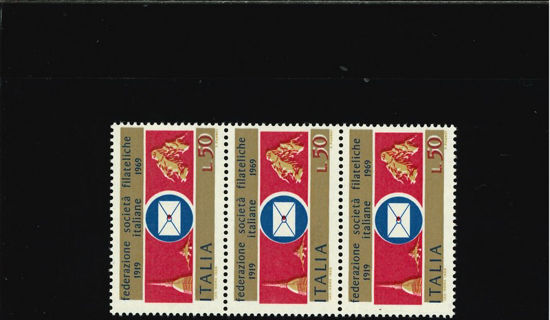 Immagine di 1114 - SOCIETA' FILATELICHE 50 L.
