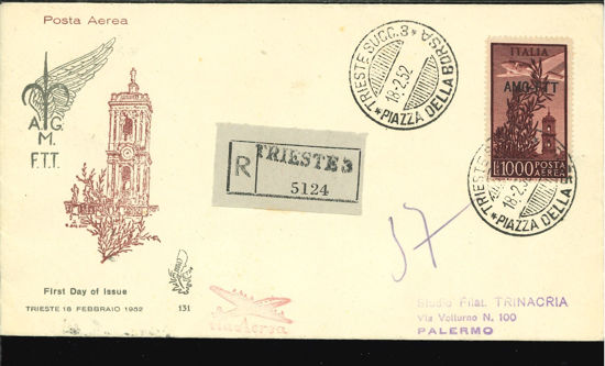 Immagine di 131 - POSTA AEREA L 1000 I°TIR.