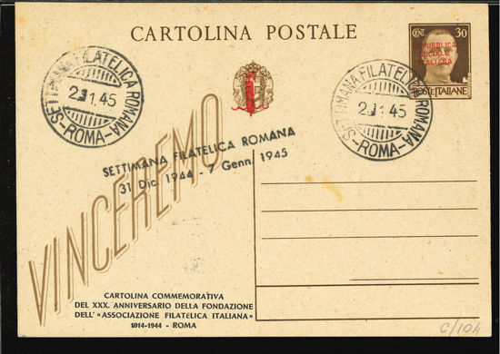 Immagine di 104 - CARTOLINA POSTALE -  C104