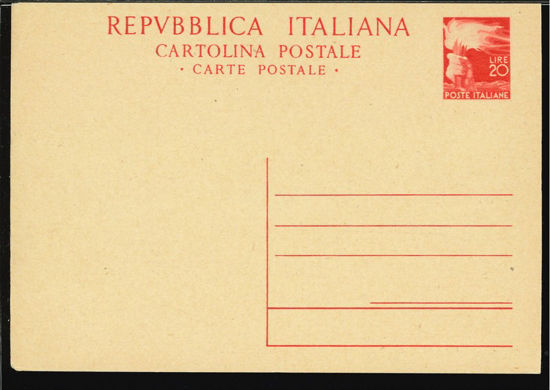 Immagine di 135 - CARTOLINA POSTALE -  C135