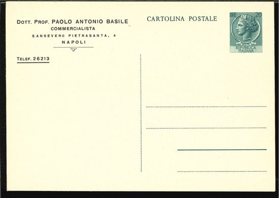 Immagine di 153 - CARTOLINA POSTALE -  C153