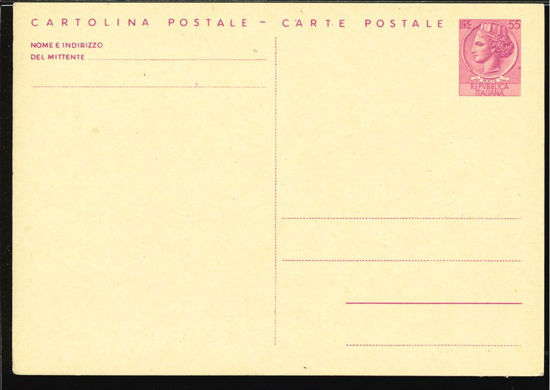 Immagine di 168 - CARTOLINA POSTALE -  C168