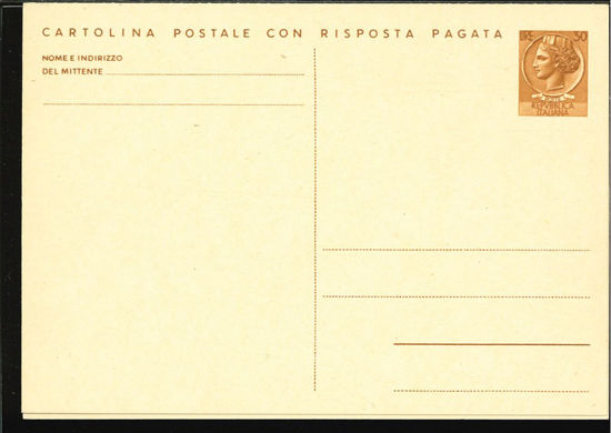 Immagine di 169 - CARTOLINA POSTALE -  C169