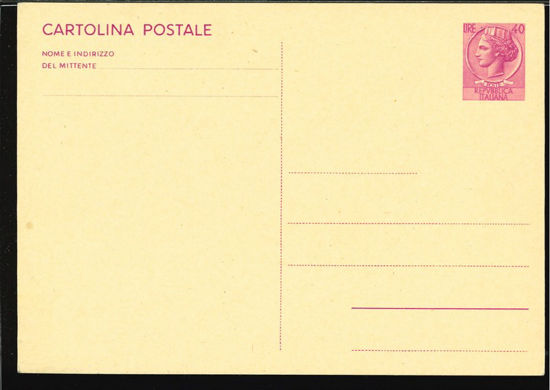 Immagine di 171 - CARTOLINA POSTALE -  C171