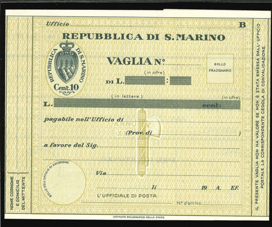 Immagine di 21 - CARTOLINE VAGLIA -  V21