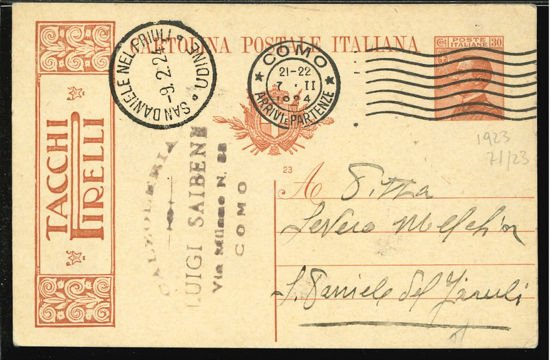 Immagine di 5 - INTERI PUBBLICITARI - CARTOLINE -  R5