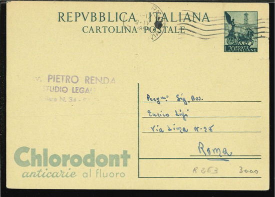 Immagine di 9 - INTERI PUBBLICITARI - CARTOLINE -  R9