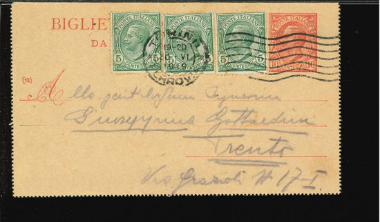 Immagine di 1 - INTERI PUBBLICITARI - BIGLIETTI POSTALI -  RB1