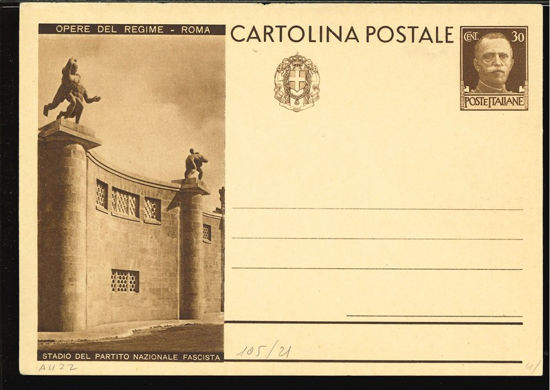Immagine di 7221 - CARTOLINA POSTALE -  C72  21