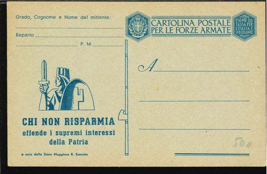 Immagine di 47 - CARTOLINE FRANCHIGIA MILITARE -  F47