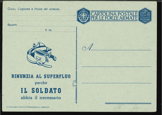 Immagine di 48 - CARTOLINE FRANCHIGIA MILITARE -  F48