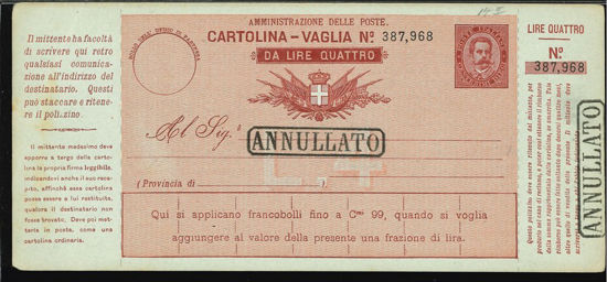 Immagine di 5B - CARTOLINE VAGLIA -  V5B