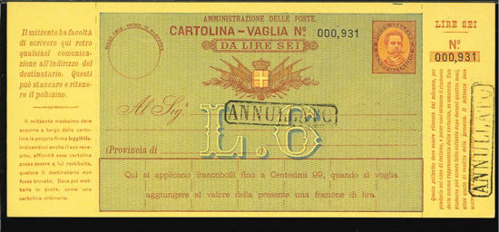 Immagine di 7 - CARTOLINE VAGLIA -  V7