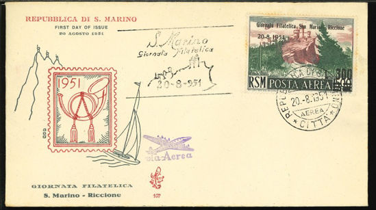 Immagine di 107 - GIORNATA FILATELICA val. 1