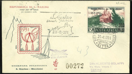 Immagine di 107 - GIORNATA FILATELICA val. 1