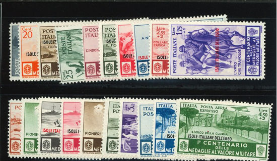 Immagine di 80 - MEDAGLIE+POSTA AEREA 38/46