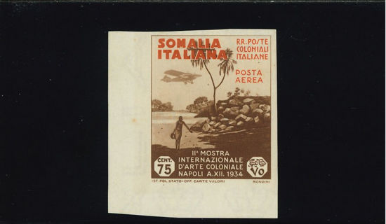 Immagine di 3a - ARETE COLONIALE 75 BRUNO NON DENTELLATO CERT