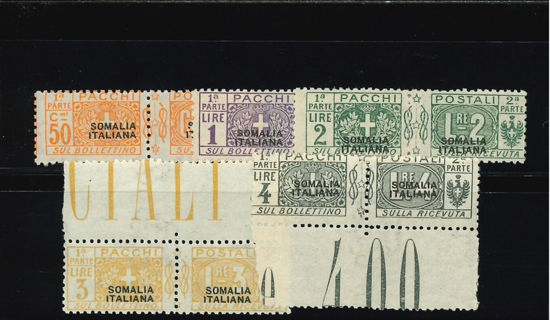 Immagine di 10 - SOVR. SOMALIA ITALIANA NERO NON EMESSI CERT