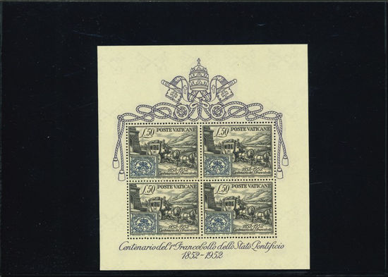 Immagine di 1 - CENT. FRANCOBOLLO VAL. 1