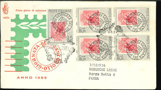 Immagine di 167it - GIORNATA FRANCOBOLLO val.1