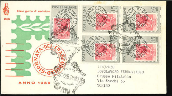Immagine di 167it - GIORNATA FRANCOBOLLO val.1
