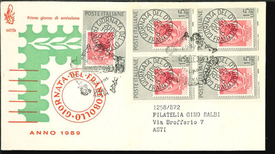 Immagine di 167it - GIORNATA FRANCOBOLLO val.1
