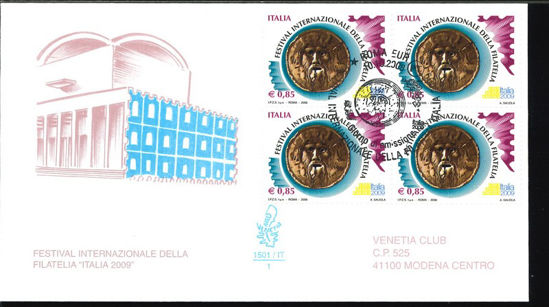Immagine di 1501it - FESTIVAL FILATELIA 09 val.2