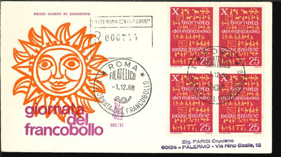 Immagine di 281it - GIORNATA FRANCOBOLLO VAL 1