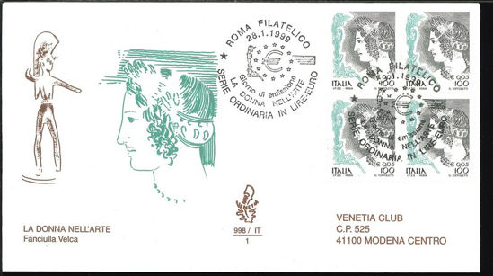 Immagine di 998it - DONNE CELEBRI EURO val. 5