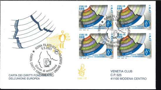 Immagine di 1101it - CARTA DIRITTI U.E. val. 1