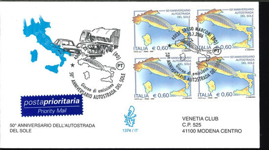 Immagine di 1374it - 50° AUTOSTRADA DEL SOLE val.1