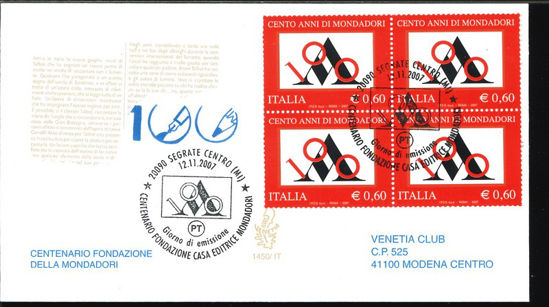 Immagine di 1450it - CENTENARIO DELLA MONDADORI val.1