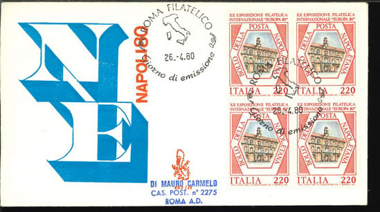 Immagine di 483it - EXPO FILAT. EUROPA '80 VAL 1