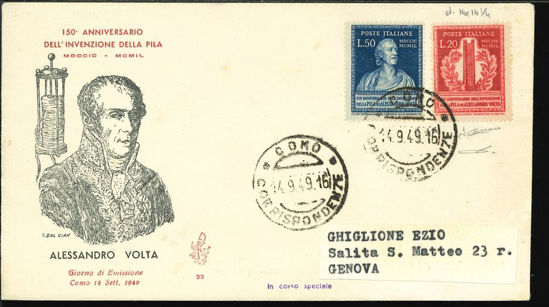 Immagine di 33 - VOLTA val.1 20 L. DENTELLATO 14 X 14 1/4