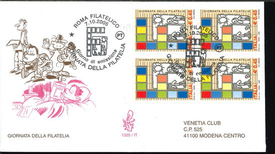 Immagine di 1320it - GIORNATA DELLA FILATELIA val.1