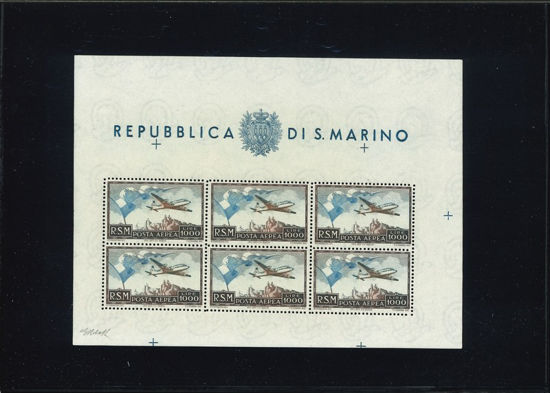 Immagine di 24 - L. 1.000 AEREO I° - BANDIERA VAL. 1