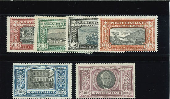 Immagine di 151 - .ALESS. MANZONI CINQUANT.MORTE  VAL. 6