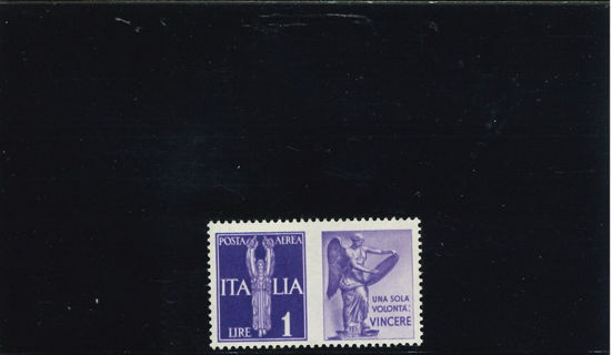 Immagine di 12B - NON EMESSI POSTA AEREA 1.00 VAL. 1