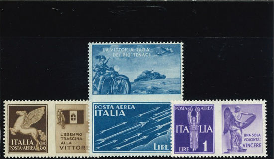 Immagine di 12A - .NON EMESSI POSTA AEREA  VAL. 3