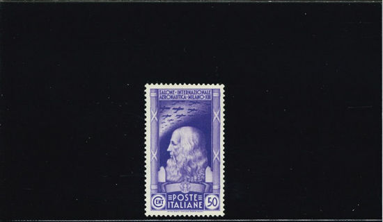 Immagine di 386 - SALONE AERONAUTICO LEONARDO DA VINCI 0.50 VAL. 1