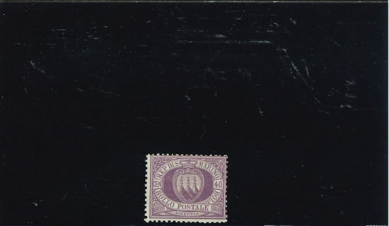 Immagine di 7 - STEMMA 40 c. lilla VAL. 1