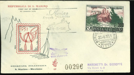 Immagine di 107 - GIORNATA FILATELICA val. 1