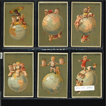 Immagine di 141 - GLOBI TERRACQUEI (fondo oro)-FRANCESE