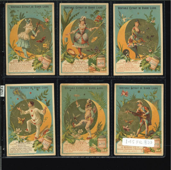 Immagine di 148a - MASCHERE IN QUARTI DI LUNA AZZURRA-FRANCESE