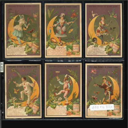 Immagine di 148b - MASCHERE IN QUARTI DI LUNA VIOLETTA-FRANCESE