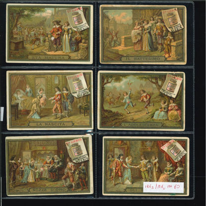 Immagine di 186 - FASI DELLA VITA UMANA (6 fig.)-ITALIANA