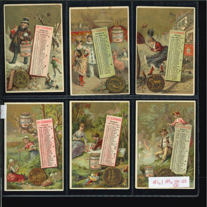 Immagine di 189 - CALENDARIO 2° (anno 1887) 12 fig.-ITALIANA